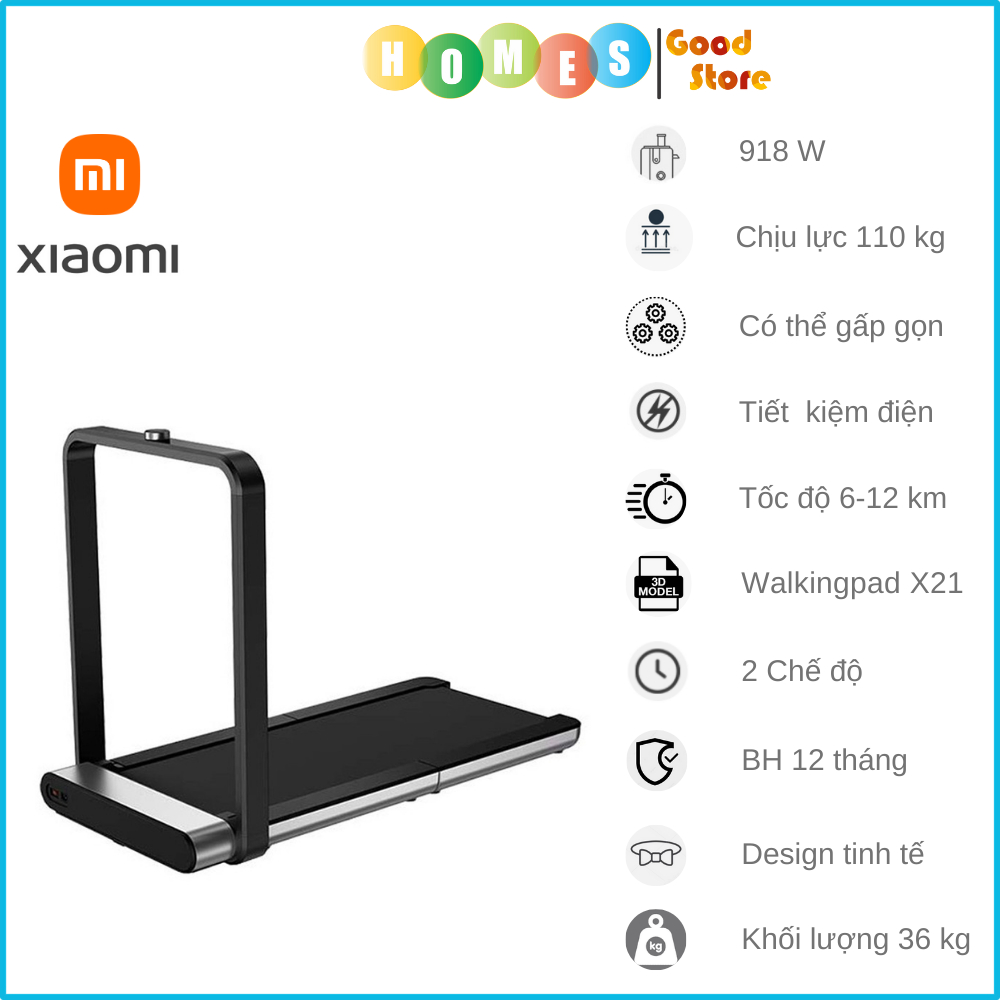 Máy Chạy Bộ Thông Minh Xiaomi KingSmith X21 - Bản Quốc Tế - Kết nối App, NFC - BH 24 Tháng