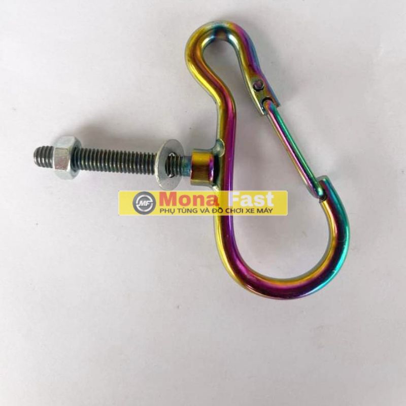 Móc gạt treo đồ xe máy titan