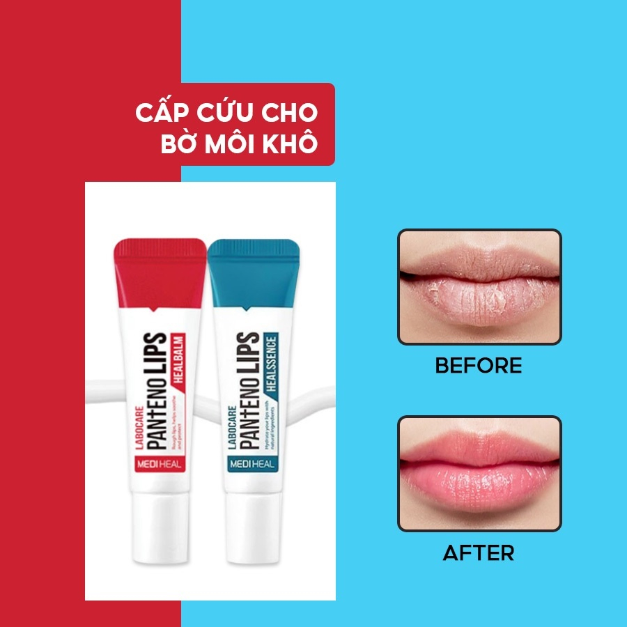 Son Dưỡng Môi Mediheal Mờ Thâm, Dưỡng Ẩm Labocare Pantenolips 10ml - HKT Shop