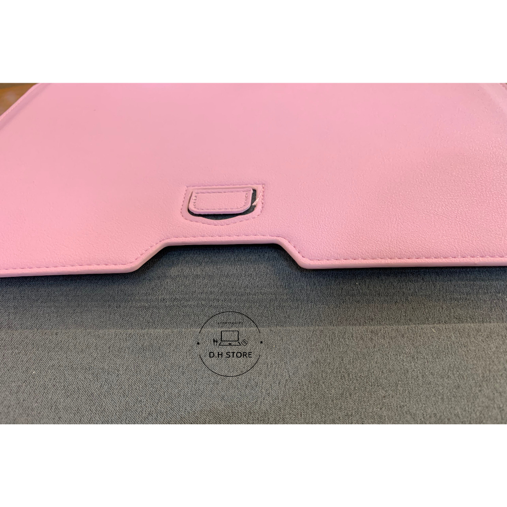 Túi Bao Thư đựng Laptop Macbook Pro-Air 13 inch chất liệu Da PU Mềm màu hồng phấn đa công dụng | BigBuy360 - bigbuy360.vn