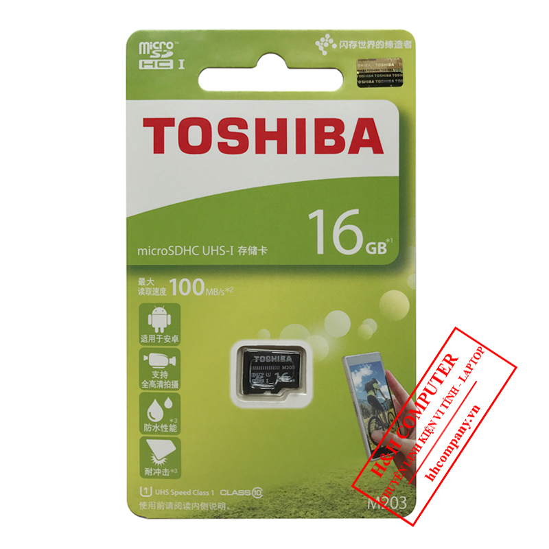 THẺ NHỚ MICRO SD TOSHIBA 16GB CLASS10