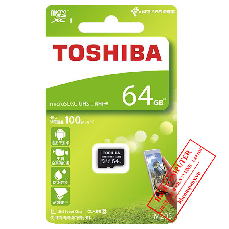 THẺ NHỚ MICRO SD TOSHIBA 64GB CLASS10