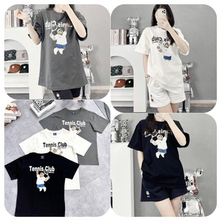 Áo thun wh.o.a.u tennis club form unisex