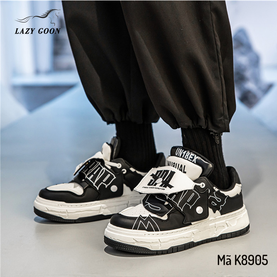 🔔 Giày Thể Thao Sneaker Đen phản quang phiên bản Hàn Quốc K8905