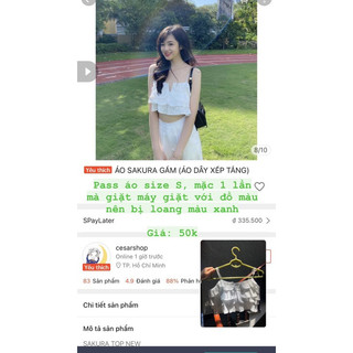 Thanh lý áo babytee/ croptop/ 2 dây secondhand