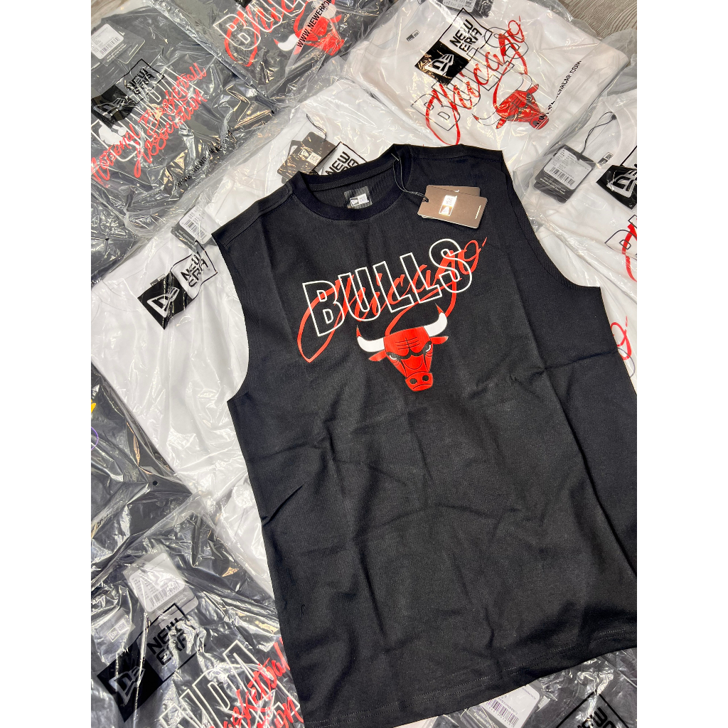 Áo 3 lỗ Newera Chicago Bulls Script Essential Tank Top