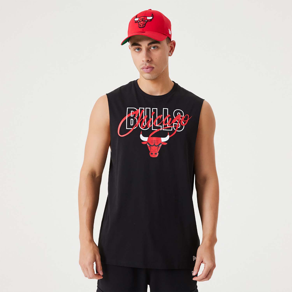 Áo 3 lỗ Newera Chicago Bulls Script Essential Tank Top