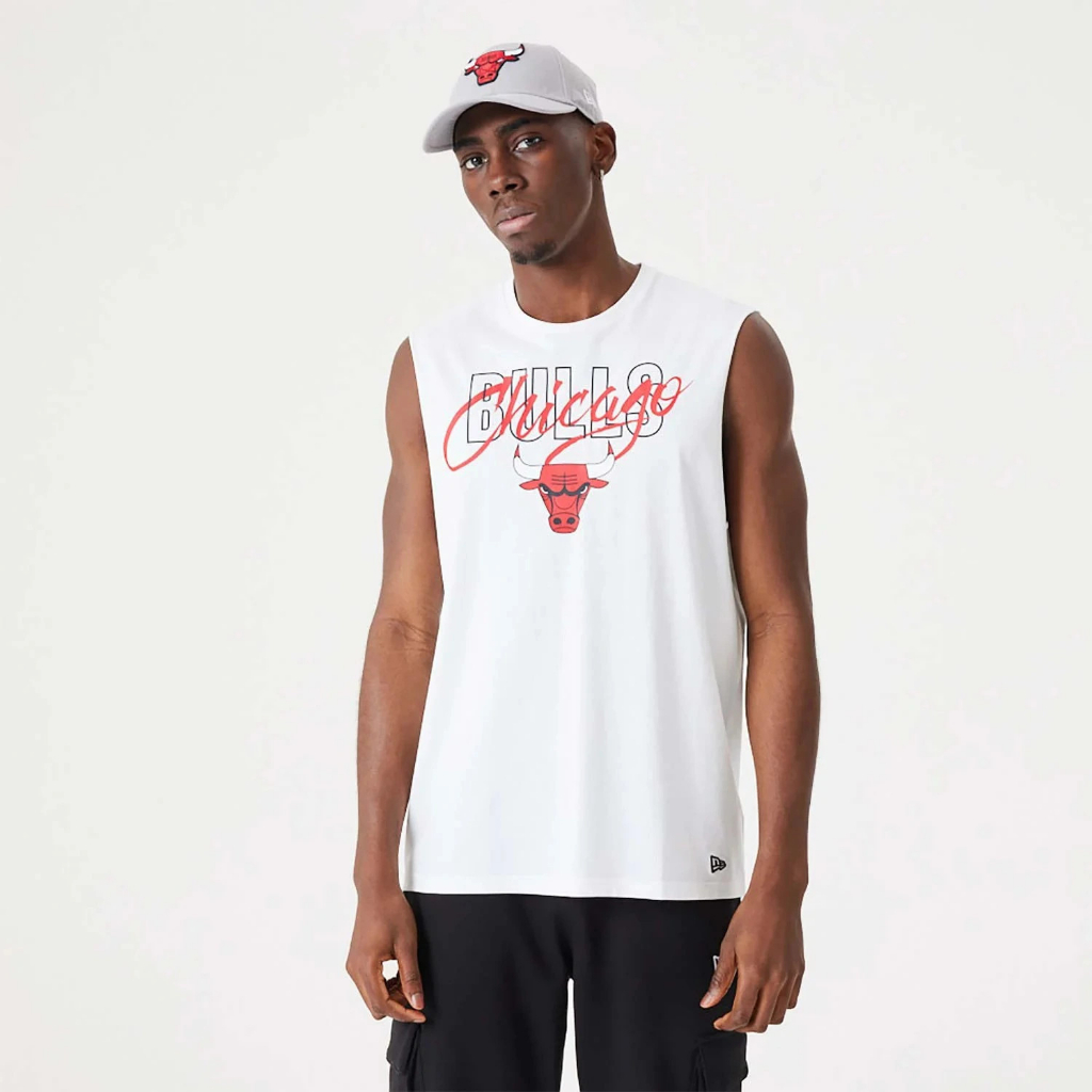 Áo 3 lỗ Newera Chicago Bulls Script Essential Tank Top