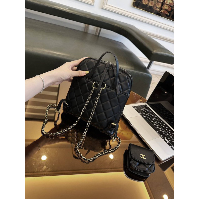 Set balo kèm ví dạng hến