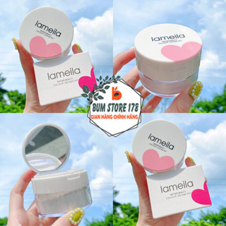  Phấn Phủ Dạng Bột Kiềm Dầu Lameila Trái Tim Che Khuyết Điểm Chống Nước Lâu Trôi 