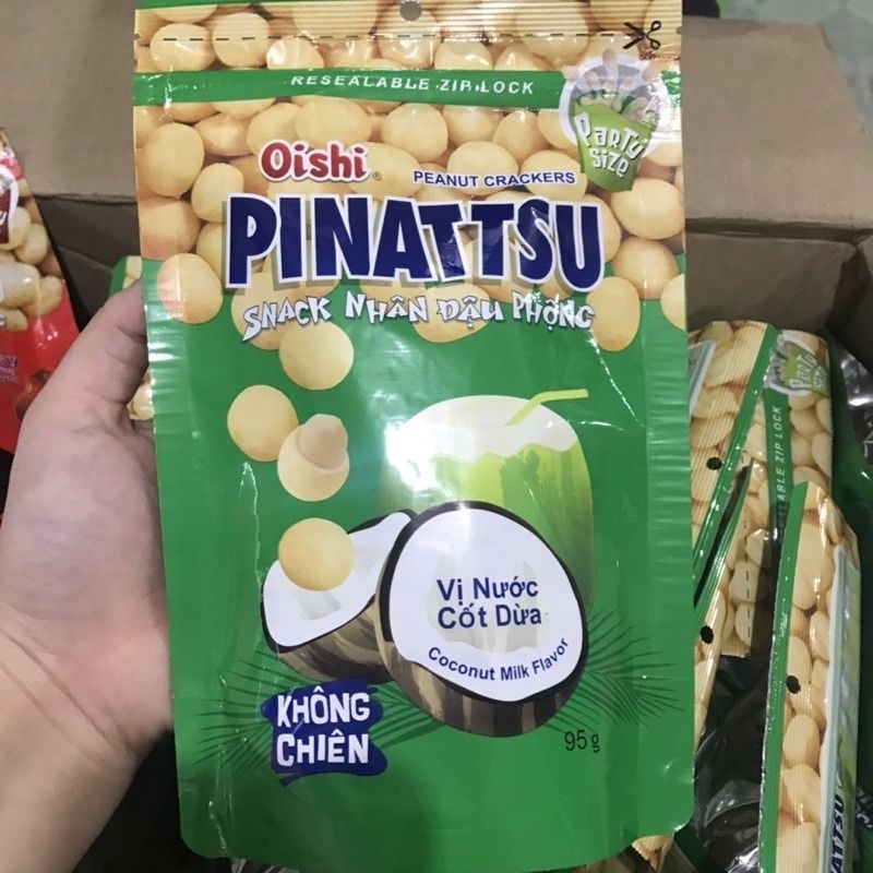 Đậu phộng Oishi gói lớn 95gam