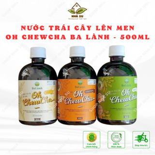 Kombucha - Oh Chewcha Ba Lành - Nước cốt chuối lên men giàu khoáng và lợi khuẩn, giải khát, tăng đề kháng - 500ml