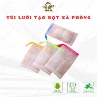 Túi lưới tạo bọt đựng xà phòng