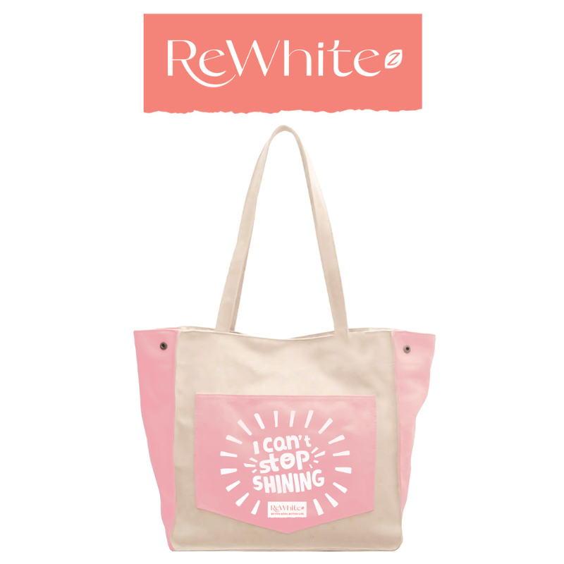 [HB GIFT] Túi Tote Thời Trang Rewhitez Chất Liệu Vải Canvas Bền Bì, Màu In Chắc Chắn, Khó Phai