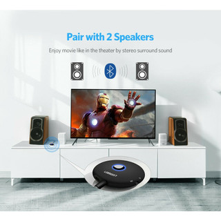 Bộ Thu phát Bluetooth 5.0 Ugreen 40762 CM108 ( APTX 2 in 1, có PIN, kèn 3 dây Ugreen )
