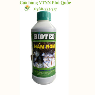 Phân bón tăng trưởng nấm rơm bioted 500ml