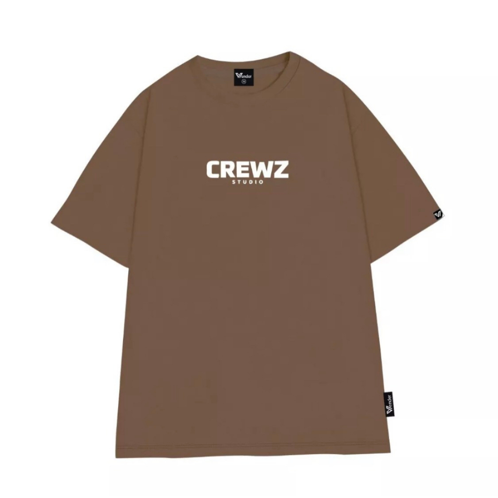 Áo phông, áo thun from rộng Tee basic đơn giàn ss1 CREWZ tay lỡ dànhaothun cho nam nữ