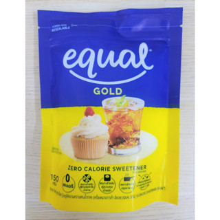 EQUAL (túi VÀNG 150g) ĐƯỜNG ĂN KIÊNG ERYTHRITOL 0 Calo Gold Zero Calorie Sweetener (HALAL)