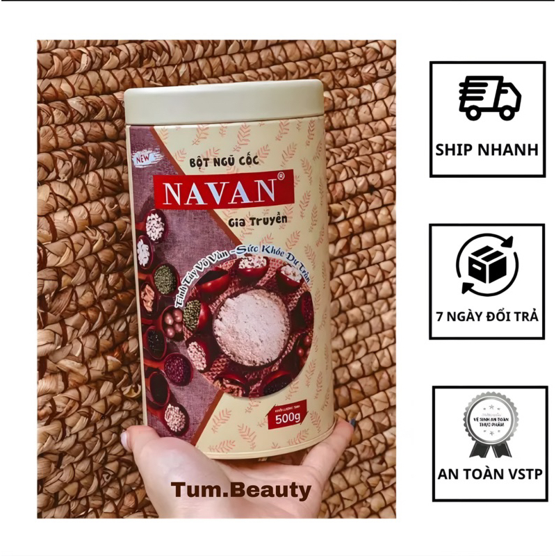 Ngũ Cốc Navan Lợi Sữa 9 Vị Gia Truyền (Date Mới)