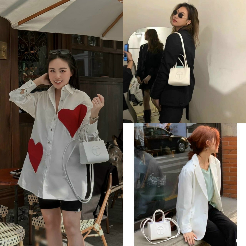 Túi xách nữ T.F da mềm sz17cm hot trell 2023