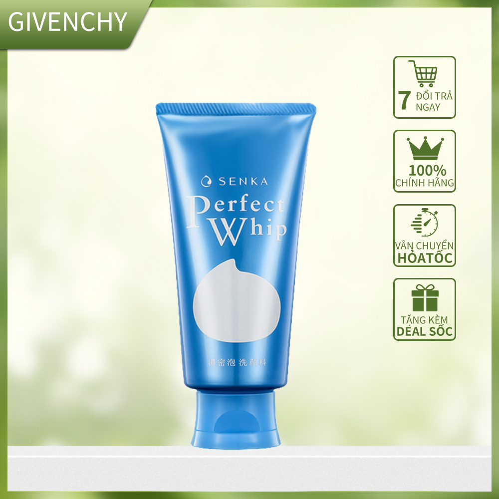 Sữa Rửa Mặt Tạo Bọt Senka Perfect Whip Chiết Xuất Tơ Tằm Trắng 120g
