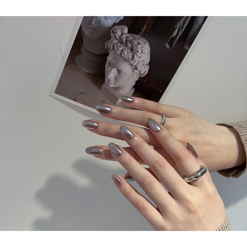 Nailbox tráng gương bóng nhiều màu