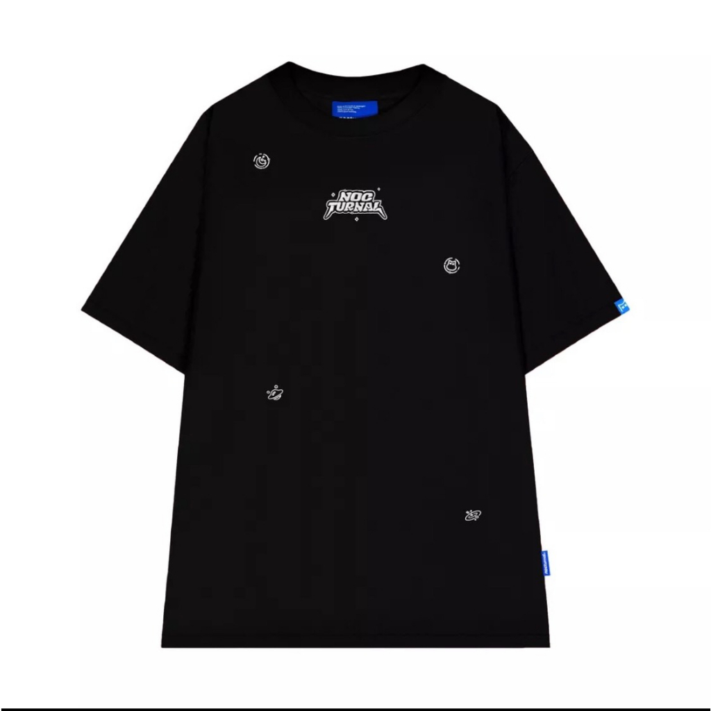 Áo thun, áo phông thêu NOCTUNNAL Galaxy tee from rộng cotton 100%