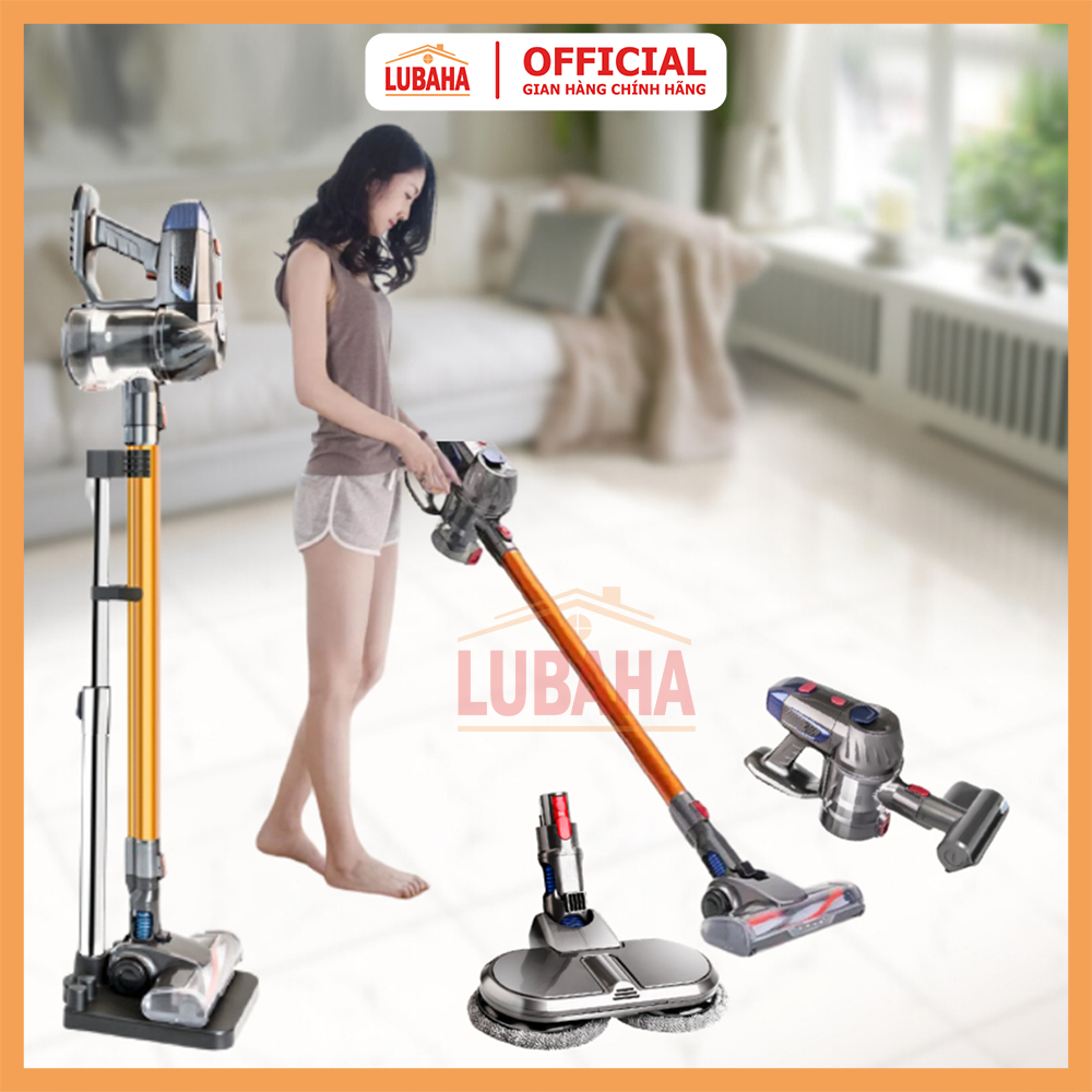 Máy Hút Bụi Cầm Tay NIKITO Không Dây 3 Trong 1, Hút Hết Các Loại Bui Kể Cả Bụi Mịn, Dễ Dàng Kiểm Soát Lượng Pin - LUBAHA