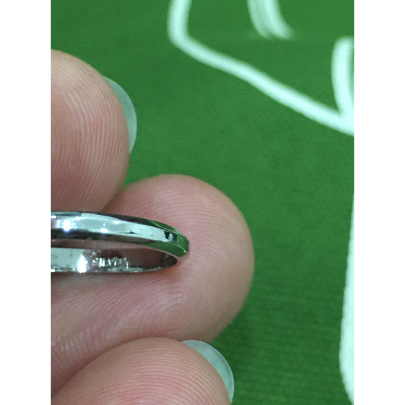 Nhẫn đá khung silver si tuyển Nhật