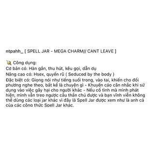 Spell Jar // Lọ thuỷ tinh đựng thảo mộc.