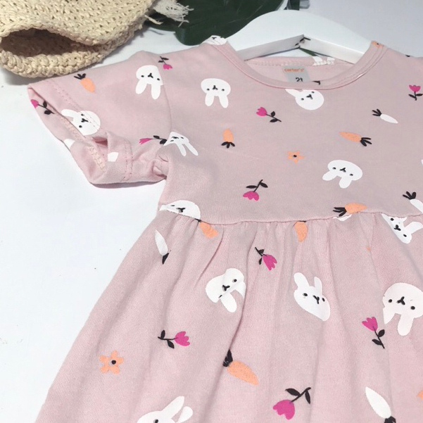 Váy cotton bé gái MyKids váy cotton co dãn siêu mềm mát  họa tiết dễ thương cho bé từ 9-20kg