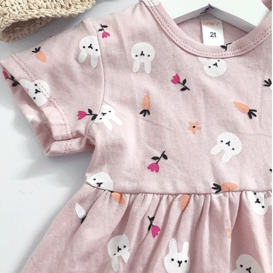 Váy cotton bé gái MyKids váy cotton co dãn siêu mềm mát  họa tiết dễ thương cho bé từ 9-20kg