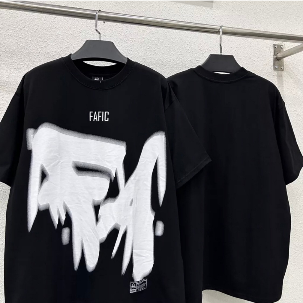Áo thun, áo phông Fafic in chữ FA Big logo from rong unisex dành cho nam nữ