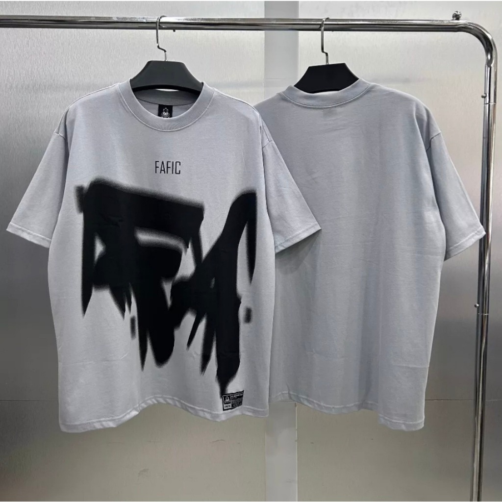 Áo thun, áo phông Fafic in chữ FA Big logo from rong unisex dành cho nam nữ