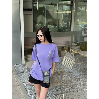(HÀNG XUẤT XỊN) Áo tím M/L/B  Logo Boston Outline  Size S M L Full-tag-code