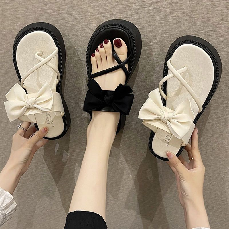 Dép Xỏ Ngón Nơ phong cách Hàn Quốc cao 4 phân