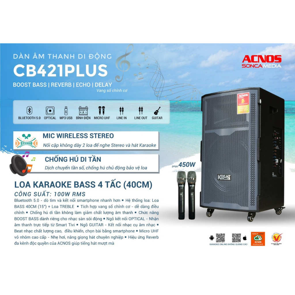 Loa kéo di động Acnos CB421PLUS