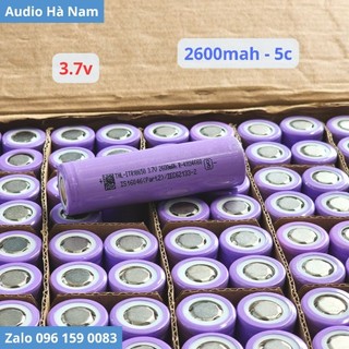 Cell pin 3.7v 18650 dung lượng 2600mah xả 5c