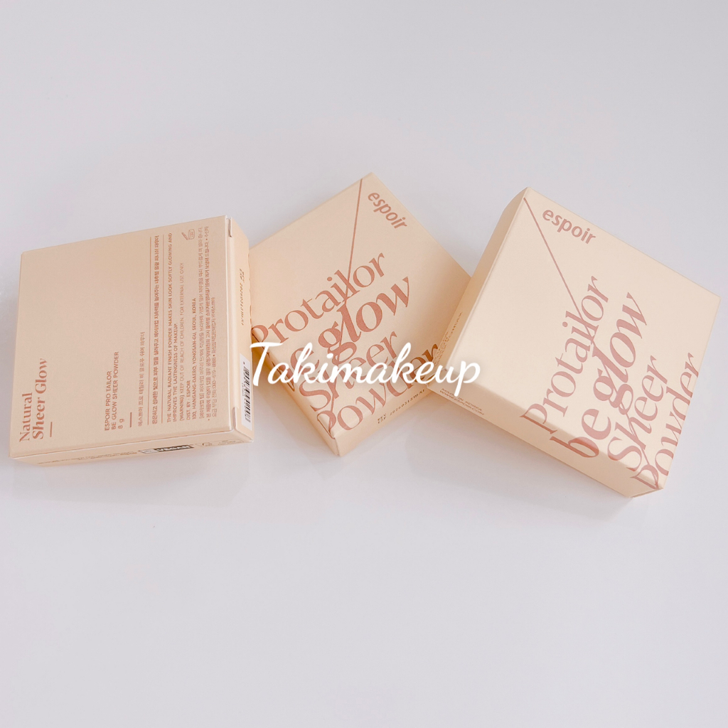 Phấn Phủ Espoir Pro Tailor Be Glow Sheer +Fresh Setting Perfect Oil Control  Powder