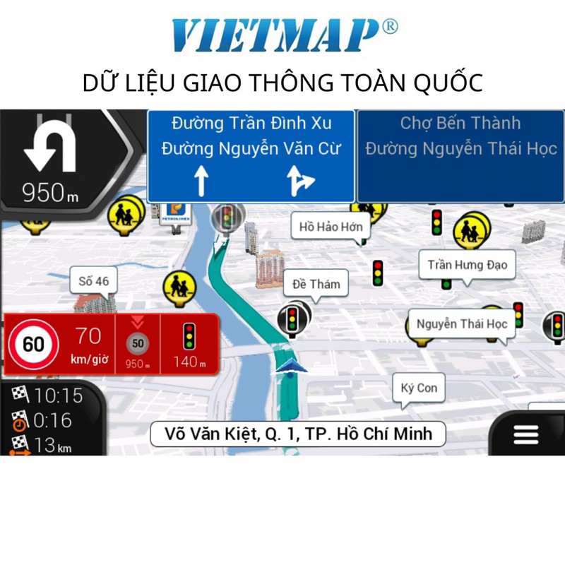 Phần Mềm Dẫn Đường Ô Tô Xe Hơi Chuyên Dụng VIETMAP S2 Dành Cho Màn Hình hoặc Box Android - Hàng Chính Hãng