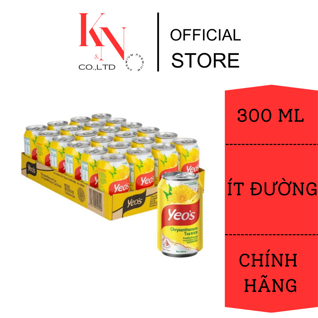 【24 LON】TRÀ HOA CÚC YEO’S ( Thương hiệu Singapore)