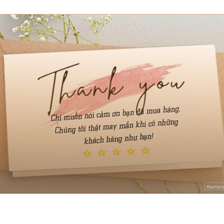 Thư điện tử cảm ơn đã lựa chọn shop
