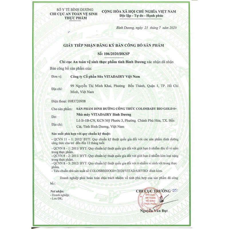 Sữa COLOSBABY GOLD đủ số 0+,1+,2+ Miễn dịch khoẻ -Bé tăng cân