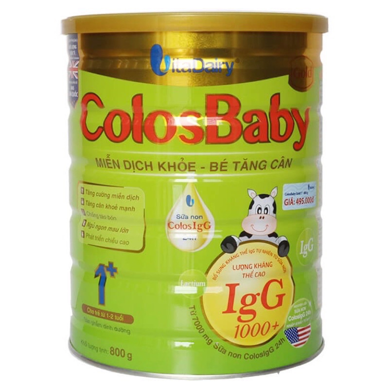 Sữa COLOSBABY GOLD đủ số 0+,1+,2+ Miễn dịch khoẻ -Bé tăng cân (Date mới)