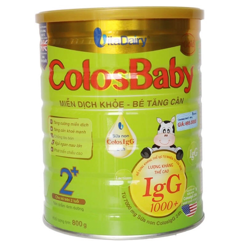 Sữa COLOSBABY GOLD đủ số 0+,1+,2+ Miễn dịch khoẻ -Bé tăng cân