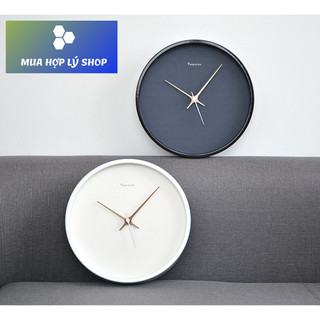 Đồng hồ treo tường mjk vỏ kim loại phiên bản đặc biệt phong cách tối giản trang trí decor - hàng nhập khẩu