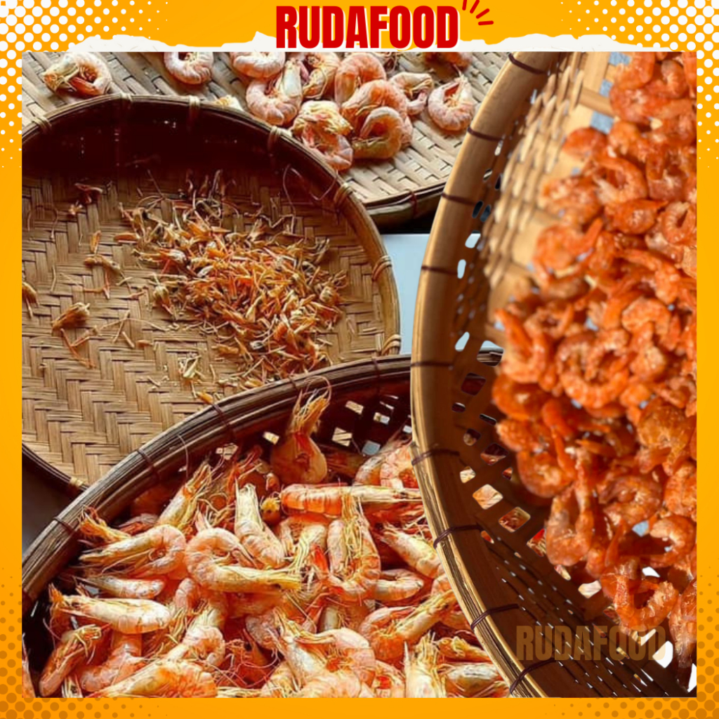 Tôm khô  đặc sản Cà Mau, tự nhiên, ít mặn, thơm ngon, ngọt nước Size 100g,200g,500g