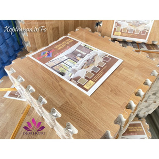 Thảm xốp ghép trải sàn Vân Gỗ Tường Lâm Cao Cấp
