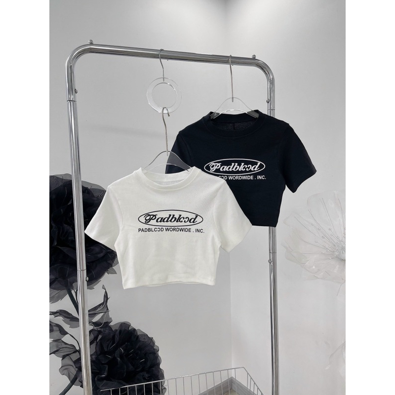 ÁO KIỂU CROPTOP ĐEN / TRẮNG