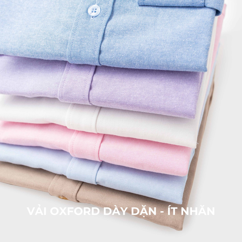 Sơ Mi Vải Oxford Tay Dài 6 Màu Nam KENTA SMD0093